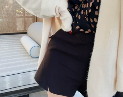 小番茄定制 高腰阔腿短裤女 显瘦韩版春季新...