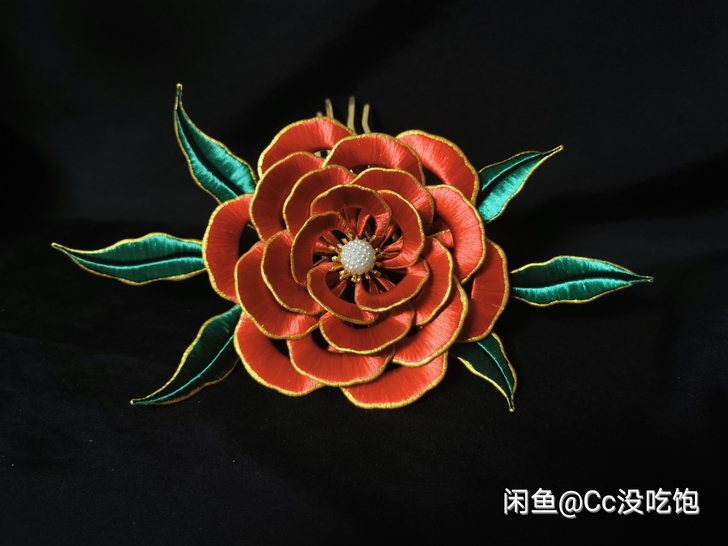 古风古典婚庆配饰缠花
