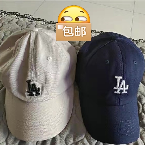 闲置47brand棒球帽女夏天软顶小标la...