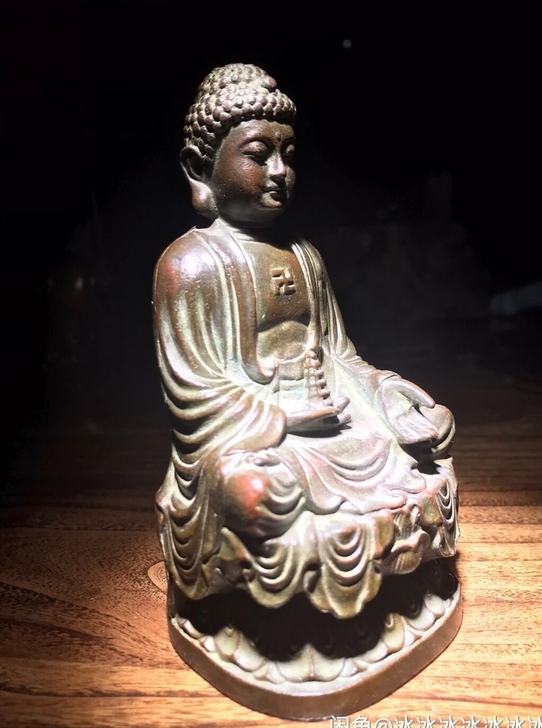 低价转让,铜佛像一尊,开脸漂亮,普度众生之...