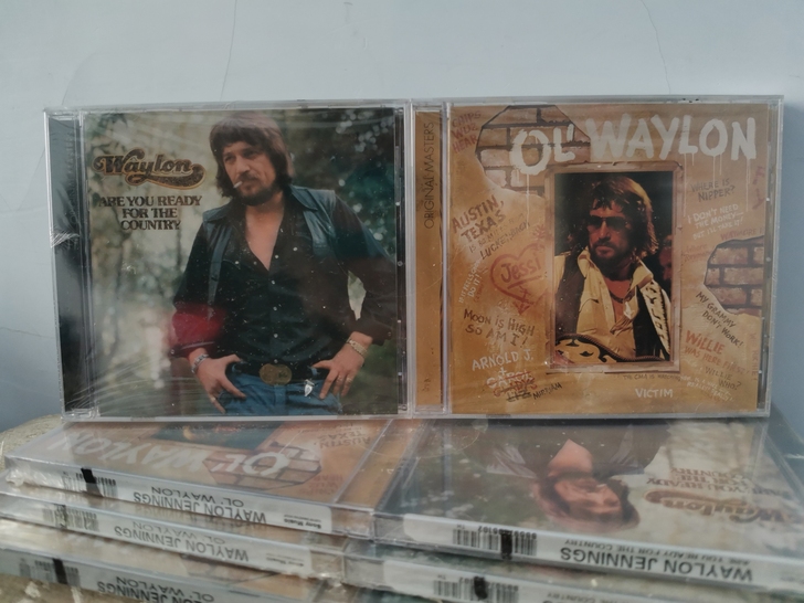 美版全新未拆两专辑版,乡村大师waylon...
