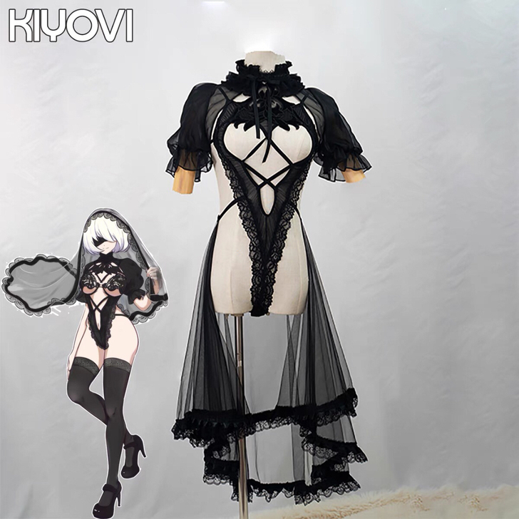KIYOVI同人尼尔机械纪元2B小姐姐花嫁...
