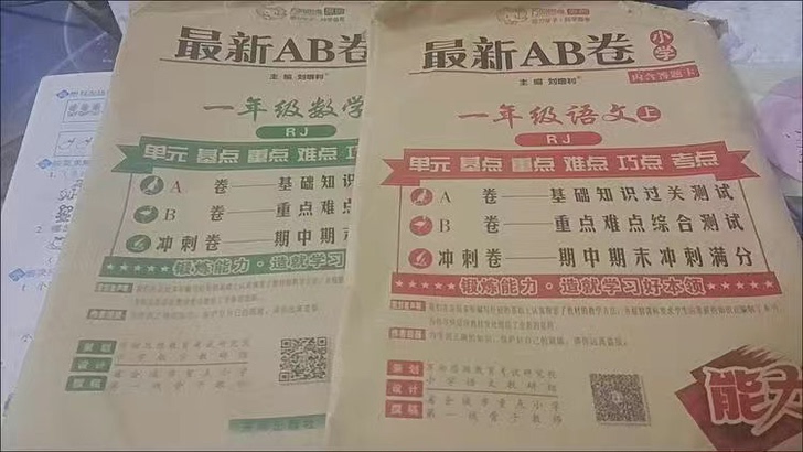 一年级上册试卷测试卷全套人教版ab卷语文数...