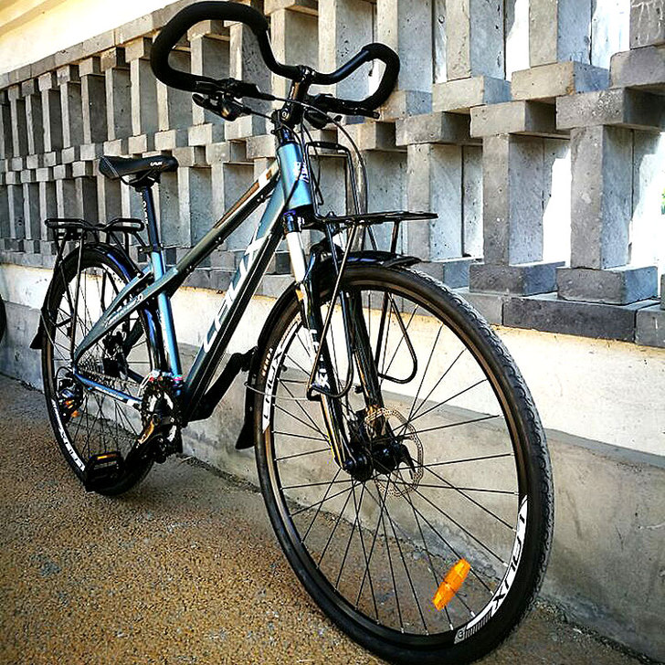 LAUX/雷克斯 旅行自行车。  照片难得...