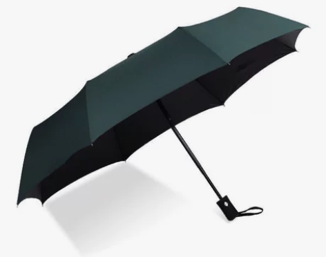 定制logo晴雨两用UV黑胶手动广告伞纯色...