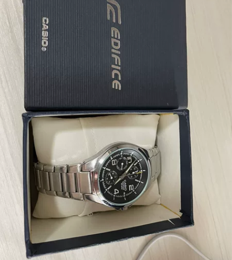 casio edifice男士手表,家里一...