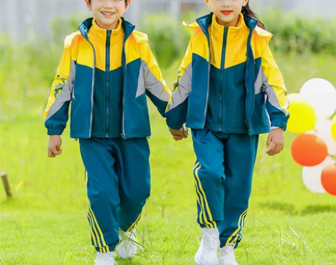 幼儿园园服小学生校服套装运动三件套加绒加厚...