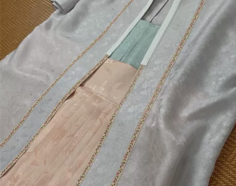 踏云馆汉服 真丝湖绫褙子 银灰色宋制长衫 ...