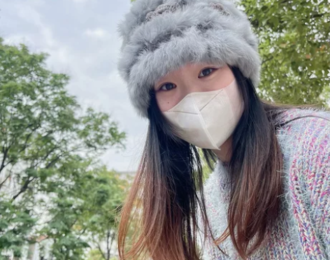 【全新闲置】新款手工钩花兔毛帽子女显脸小秋...