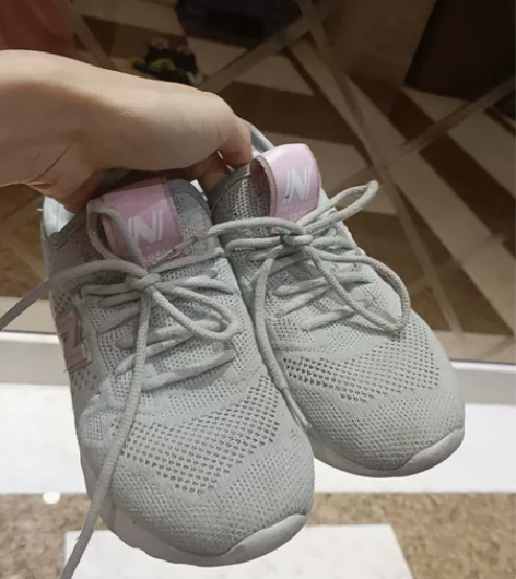 新百伦针织运动鞋,购于实体店31码,可小刀...