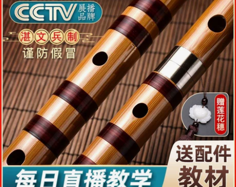 【开学价】专业笛子初学成人苦竹笛乐器竹笛精...