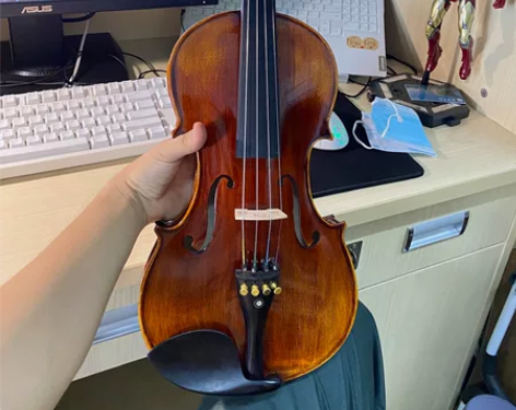 小提琴 4/4尺寸，手工制作的 一次没拉，...