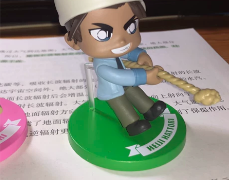 灵动创想名侦探柯南拔河手办盲盒黑衣人怪盗基...