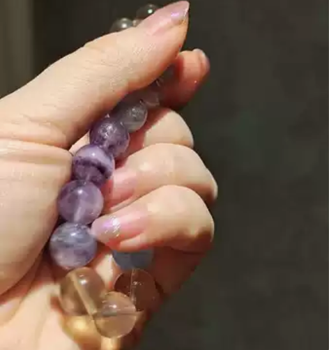 超美,大咪数,萤石手串,11左右的咪数。颜...