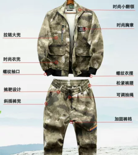 【包邮】废墟工作服,电焊服,厚实耐磨工作服...