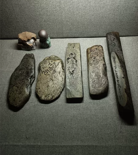 歙砚料精刻香插，本店出售均为本人手工雕刻，...