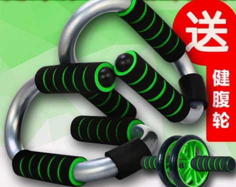 钢俯卧撑支架s型俯卧撑架健身器材家用男士锻...