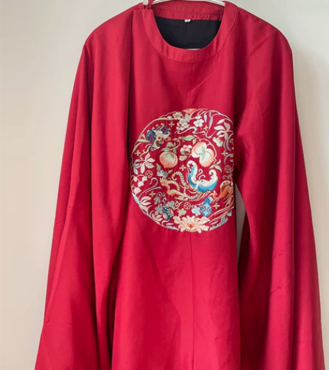 兰若庭 如约 圆领大襟 明制 汉服 暗纹 ...
