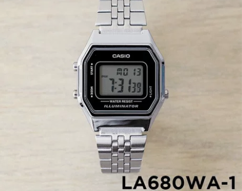 卡西欧手表女CASIO LA680WA-1...