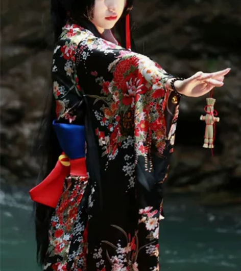 地狱少女阎魔爱cos服，标价出，和服全套，...