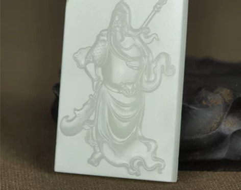 省级玉雕大师李先锋作品 和田玉 籽料 关公...