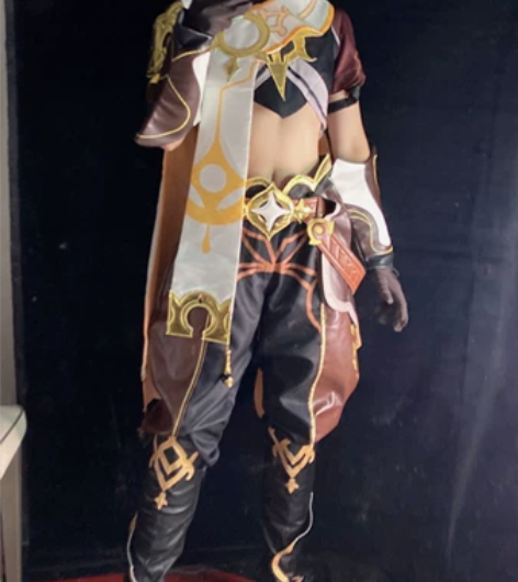 原神初兽猫旅行者哥哥空cos服 l码衣服+...