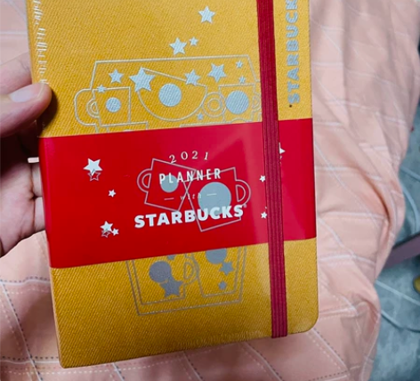星巴克moleskine合作款2021年笔...