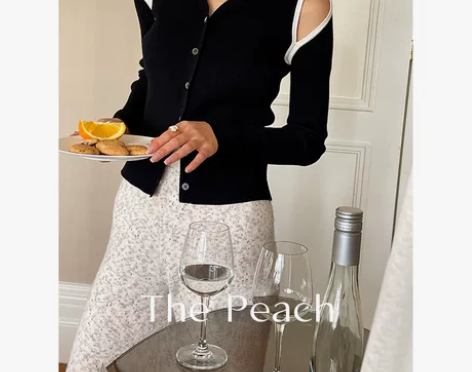 The Peach 21A/简约漏肩·极简...