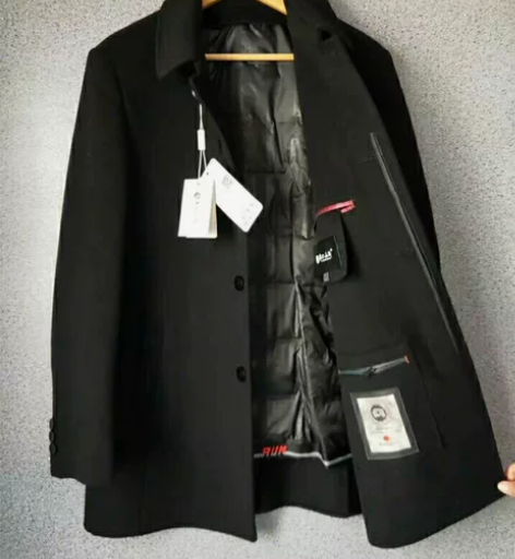 捡漏！软黄金！正品鄂尔多斯羊绒大衣100%...