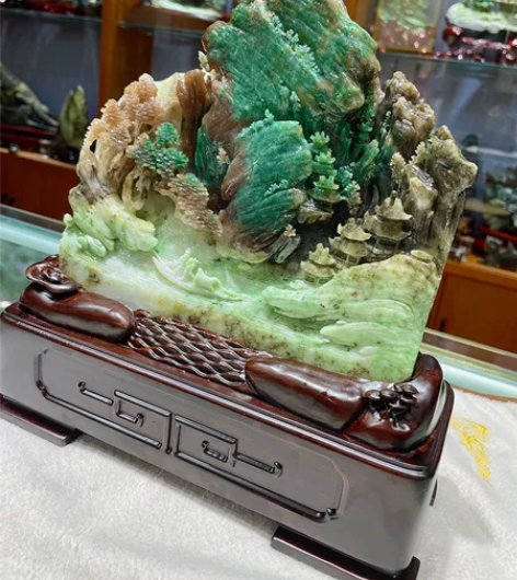 独玉山水摆件 感兴趣的话点“我想要”和我...