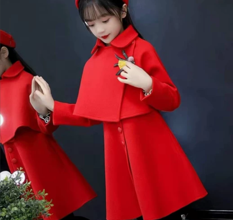 女童套装秋冬洋气网红三件套新款中大童小学生...