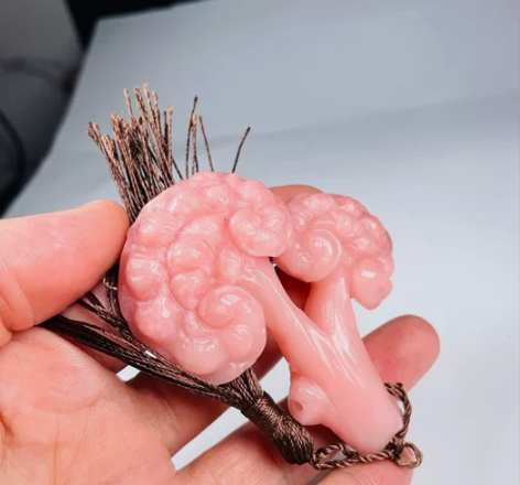 天然石雕 文房用品 灵芝 镇纸 ...
