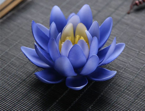 陶瓷莲花香插新中式禅意家居桌面饰品摆件客厅...