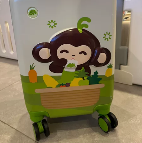 littlefreddie小皮拉链行李箱,...