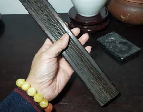 #粉丝福利#清代文房红木镇纸一对 【清代....