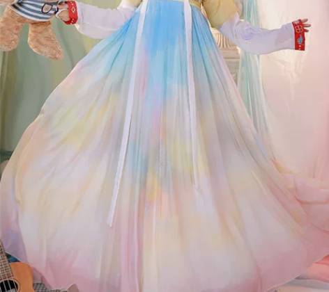 汉服蝉佩齐胸襦裙 女正品原创超仙中国风唐制...