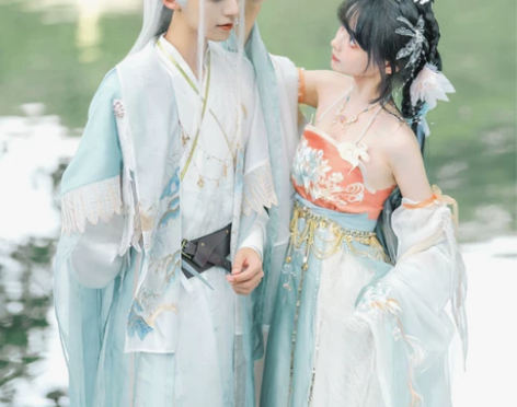 汉服池上月春江月明##amp;amp;月照...