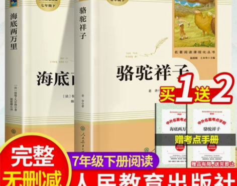 海底两万里 骆驼祥子 人民教育出版社 七年...