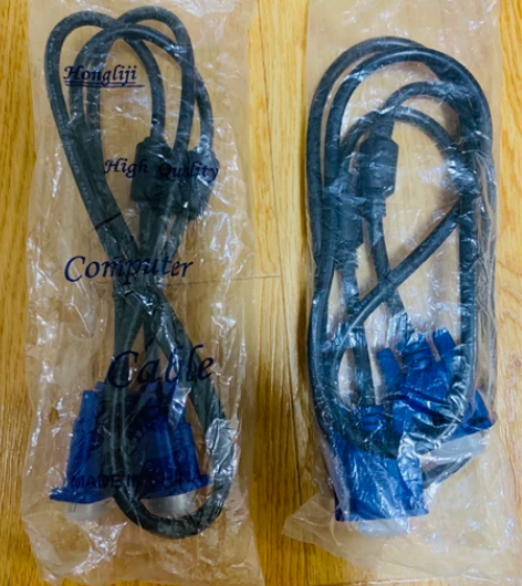 2根全新VGA视频数据线D-SUB线 电脑...