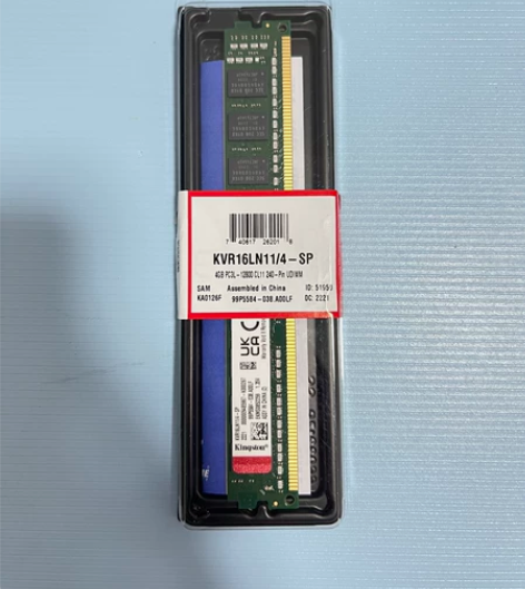 金士顿DDR3  4g 内存 仅拆封