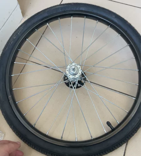 飞鸽自行车前轮 20寸，20X1.75，正...