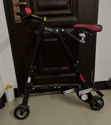 正版折悦abike迷你折叠自行车 代步a-...