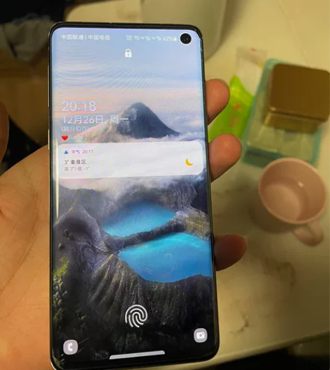 三星 Galaxy S10 国行白色手机,...