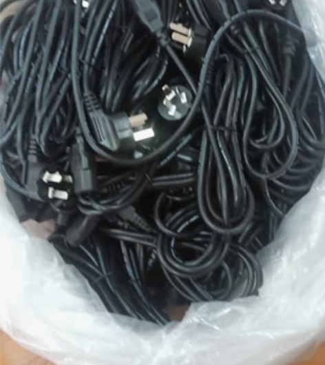 电脑电源线台式三芯显示器机箱电源线主机品字...