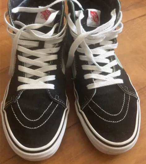 Vans SK8-Hi 正品万斯高帮蓝白色...