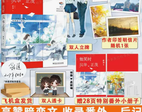 印签版 他笑时风华正茂 舒远青春文学校园暗...