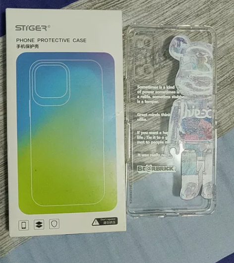 红米K50电竞版暴力熊手机壳两个,一个拆了...