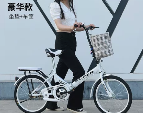 自行车折叠成人单车20寸男女式中学生青少年...
