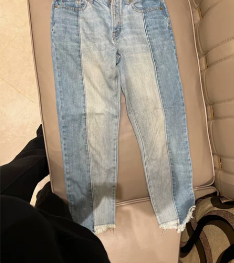 American eagle 拼接高腰vi...