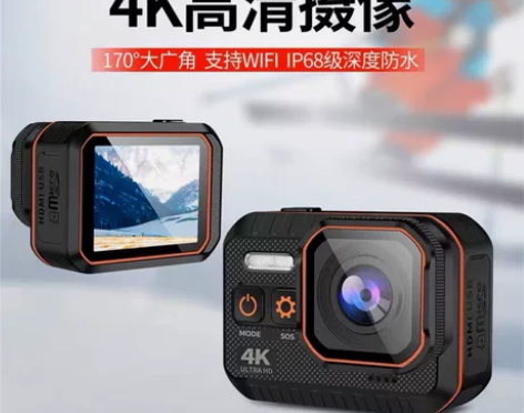 运动相机,4k/60帧的录像,不用带壳可以...